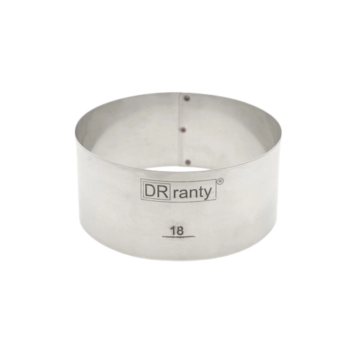 Opaska rant stały obręcz do tortu ciasta forma średnica 18cm wysokość 8cm Dorosiowe Ranty